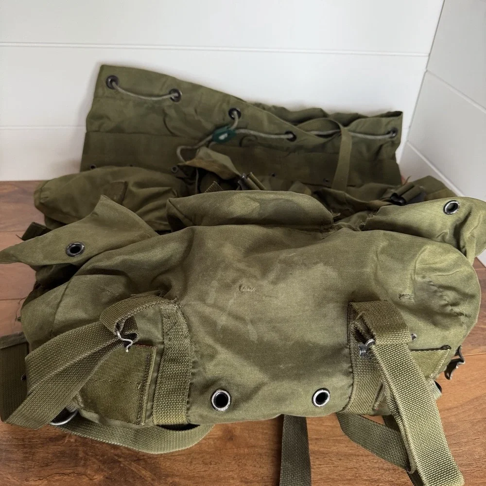 US Army Large Combat Ruck Sack Field Pack Backpack Militaria No Frame VTG